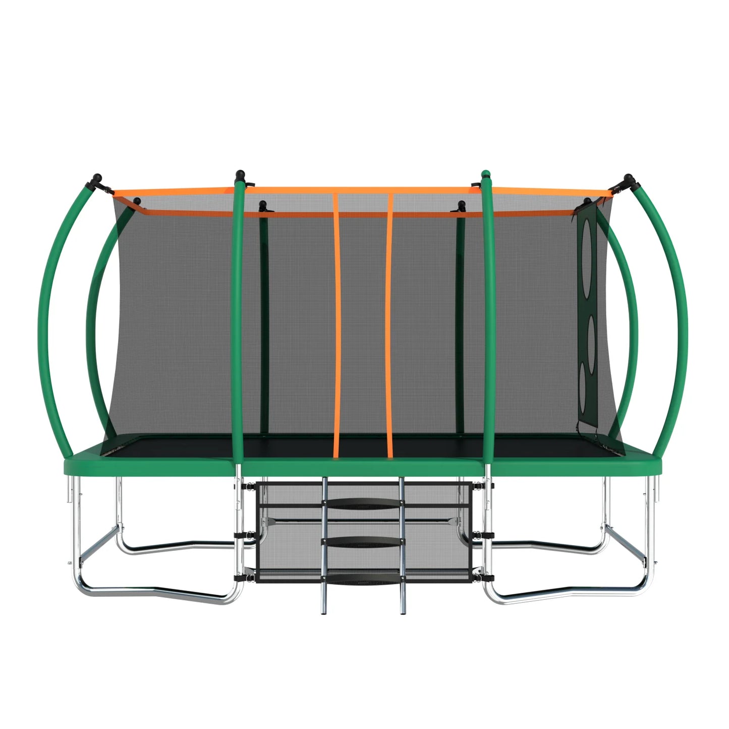 8X14FT Outdoor Square Trampolines for Kids Adults Long Rectangular Tumbling Trampoline