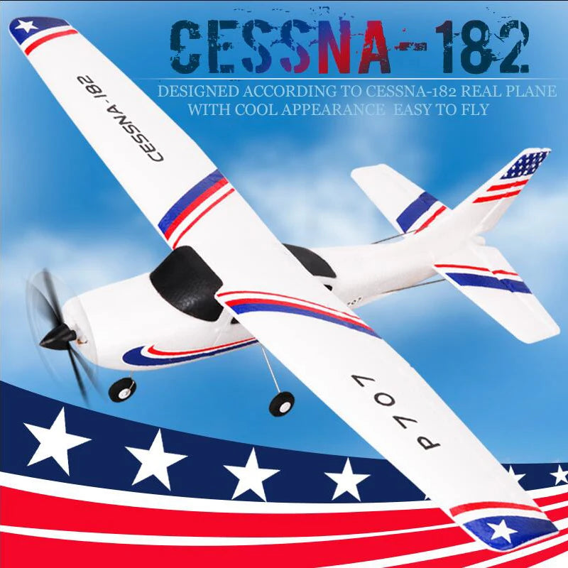 Park10 RC Airplane P707G 2.4G 3D/6G With Gyroscope 3Ch RC Airplane Fixed Wing Plane