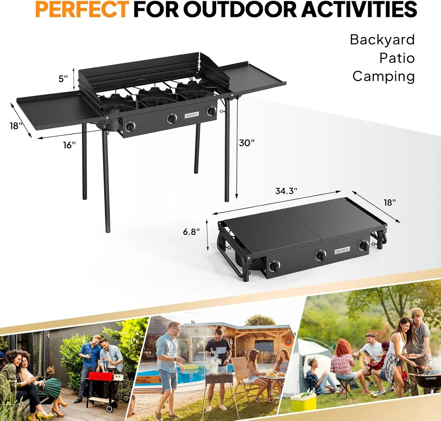 3 Burner Gas Stove