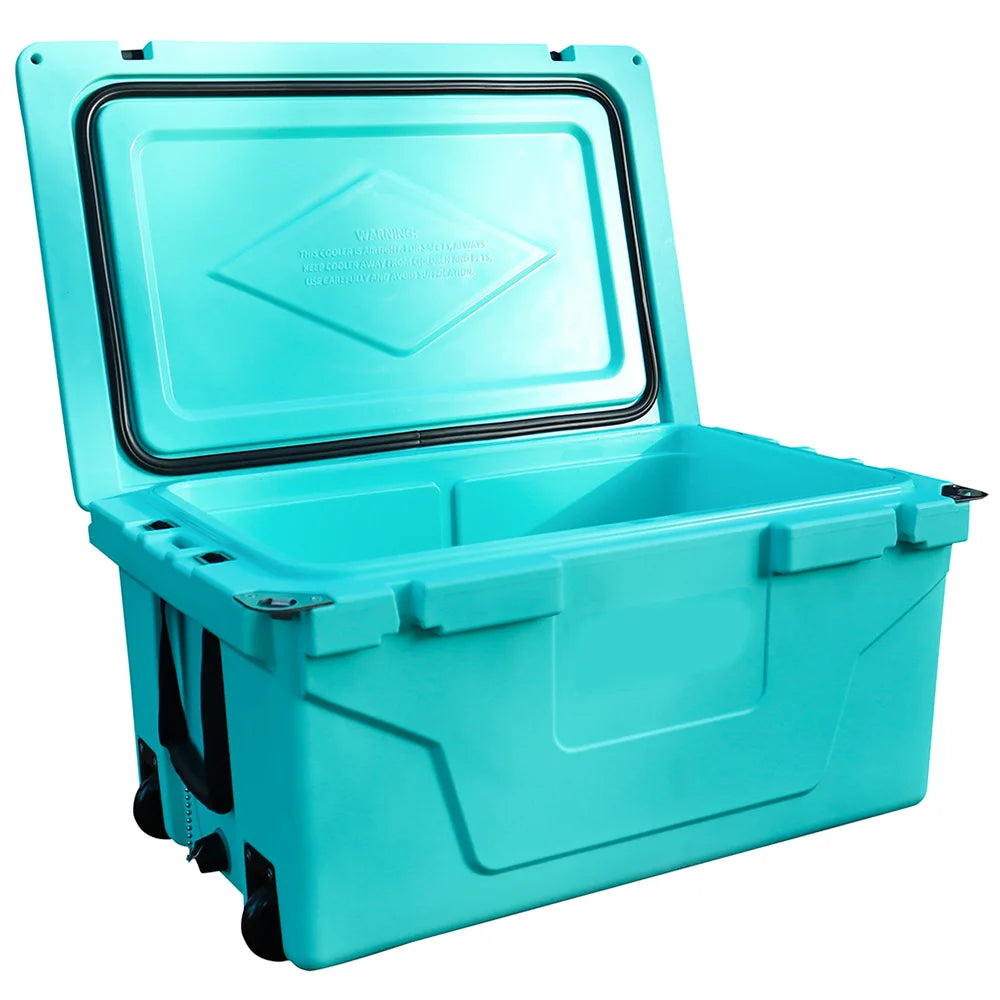 Hot Sale Blue 65QT Outdoor Refrigerator Fish Fridge Camping Refrigerator Cooler Box