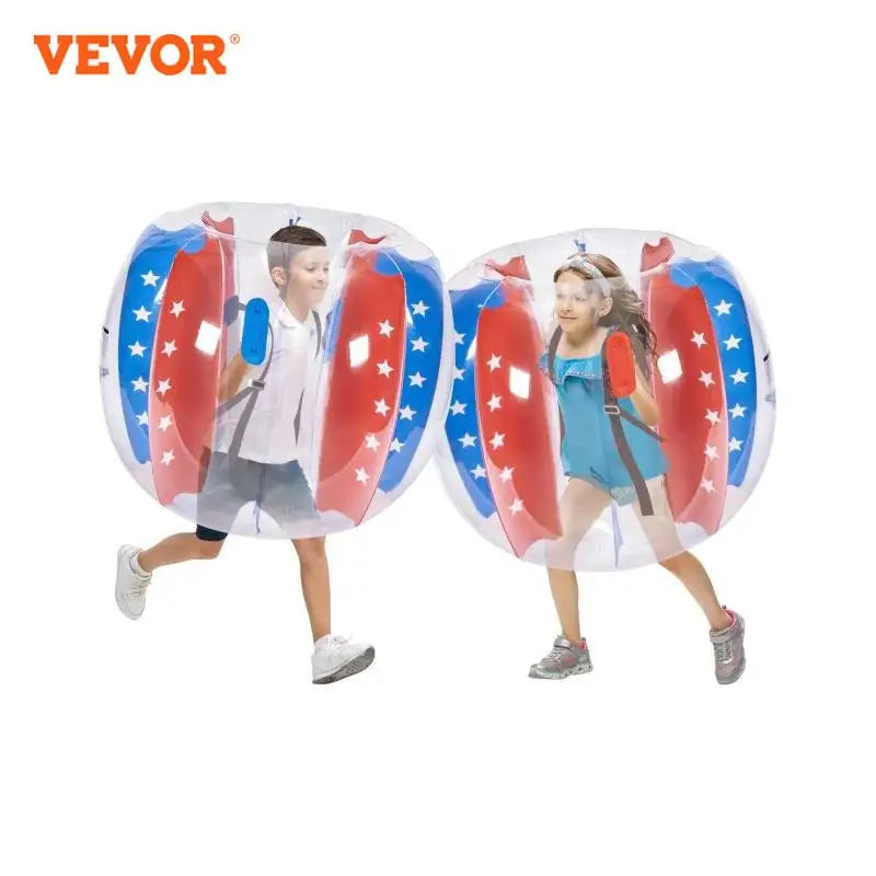Inflatable Bumper Balls 2-Pack 4 FT/1.2 M Body Sumo Human Hamster Bubble Balls