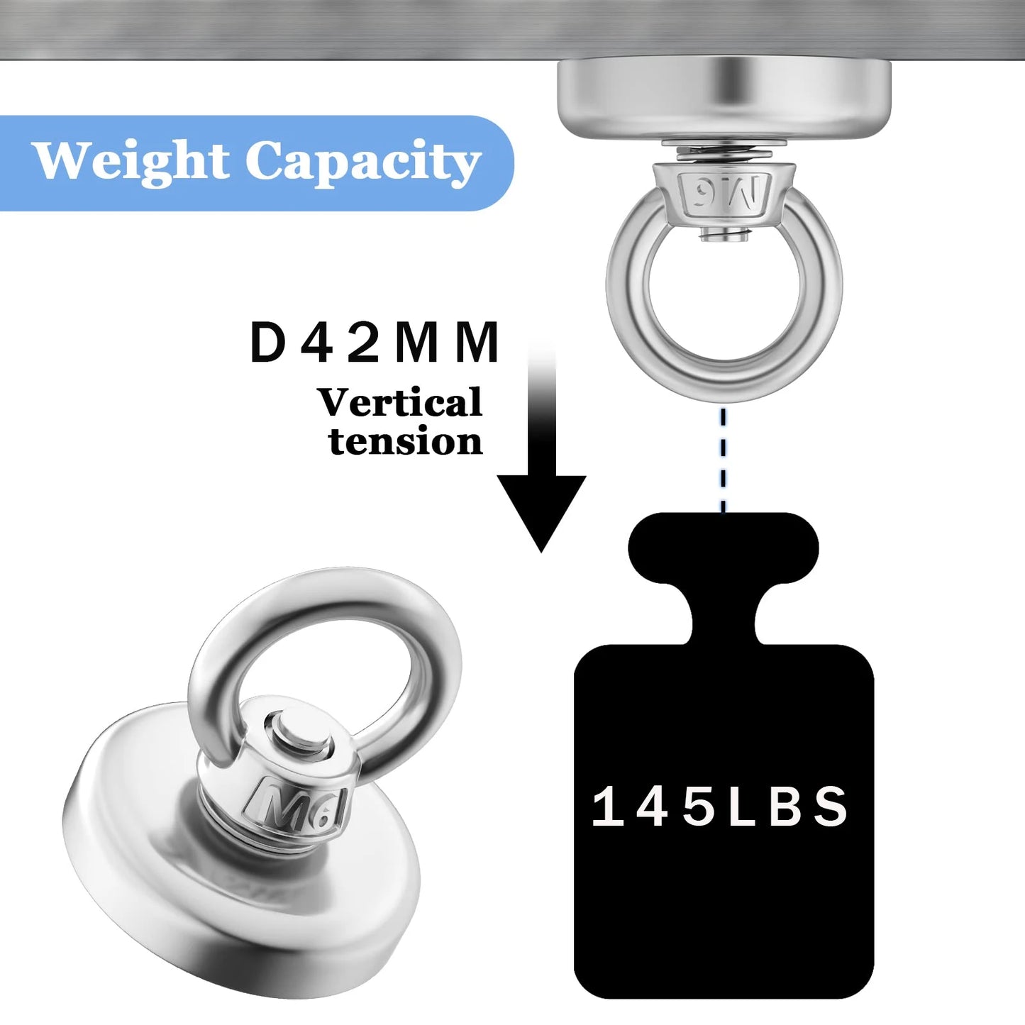 Super Strong Neodymium Fishing Magnets Heavy Duty