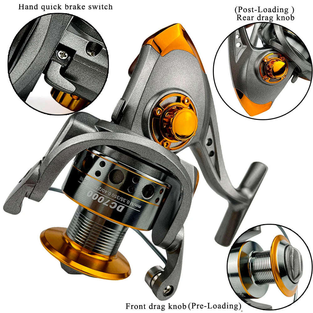 Telescopic Fishing Rod and Reel Combo Ultralight Fishing Rod with Reinforced Reel 1.5m 1.8m 2.1m 2.4m 2.7m 3m Strong and Durable