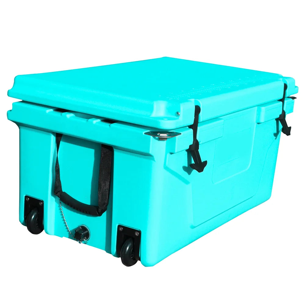 Hot Sale Blue 65QT Outdoor Refrigerator Fish Fridge Camping Refrigerator Cooler Box