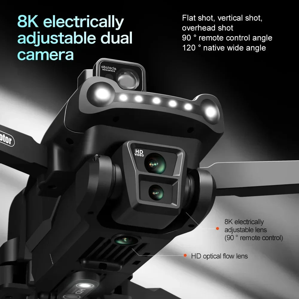 V198GPS Drone 4K Profesional FPV Brushless Laser obstacle avoidance Aerial Optical Foldable