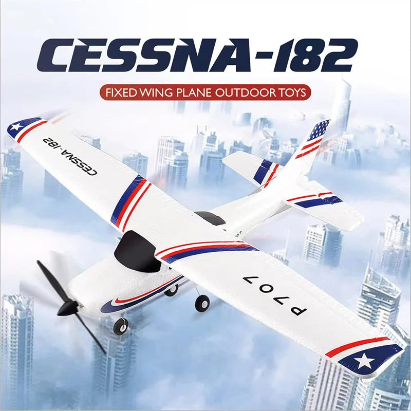 Park10 RC Airplane P707G 2.4G 3D/6G With Gyroscope 3Ch RC Airplane Fixed Wing Plane