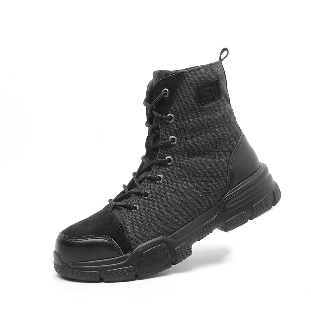 Steel Toe Boots for Men Work Boots Indestructible Work Shoes