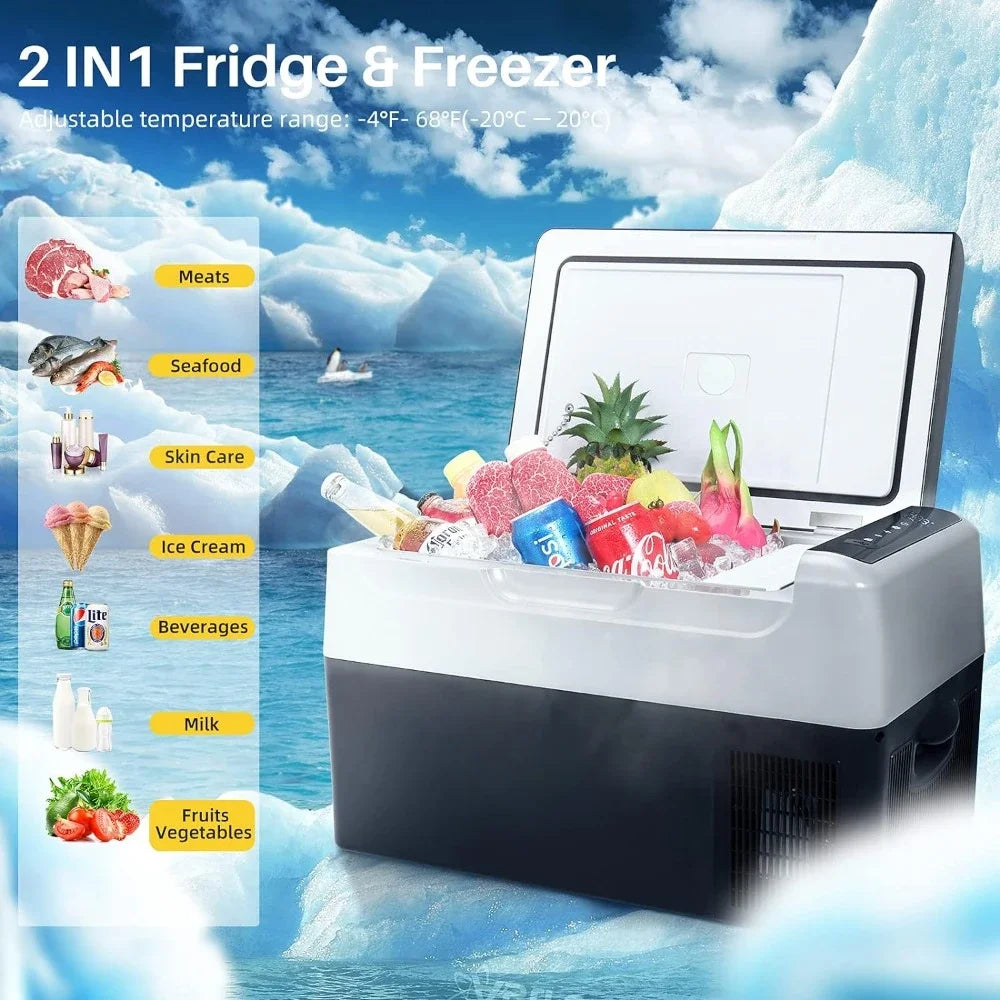 12V Portable Freezer Camping Fridge Cooler