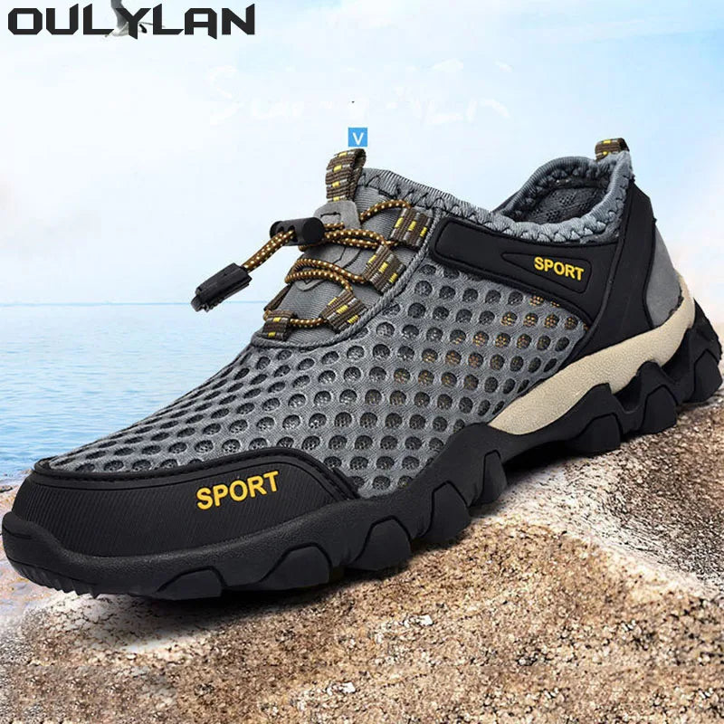 Oulylan Walking Camping Trail Shoes Spring Summer Men Outdoor Upstream