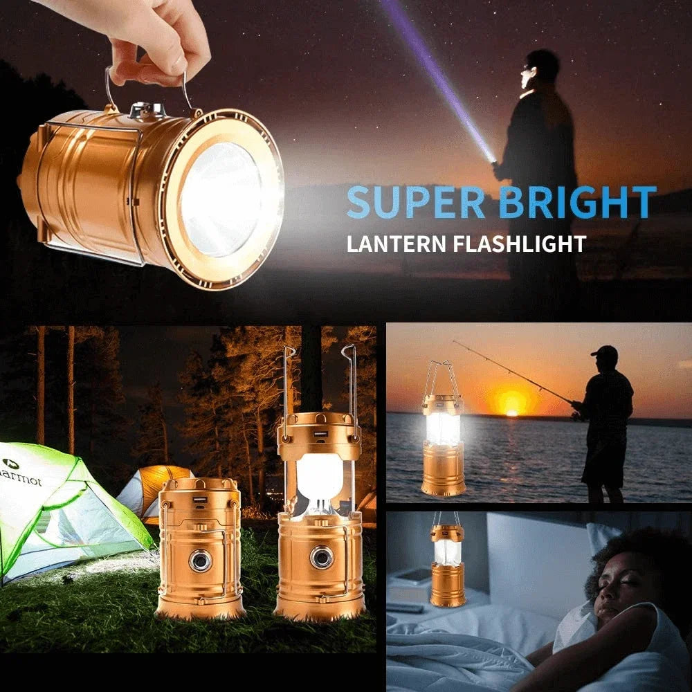 6 in 1 Portable Outdoor LED LANTERN