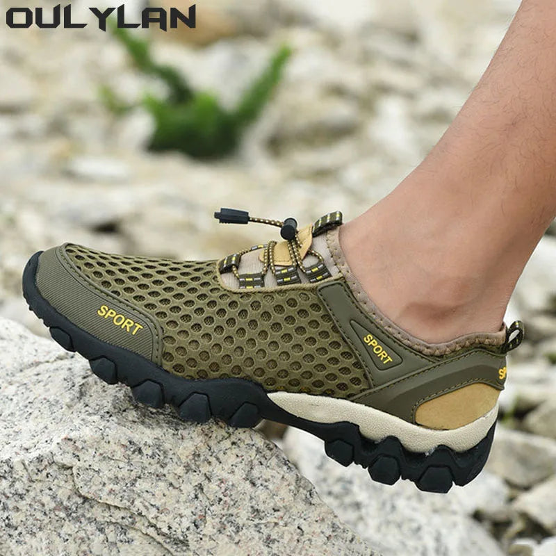 Oulylan Walking Camping Trail Shoes Spring Summer Men Outdoor Upstream