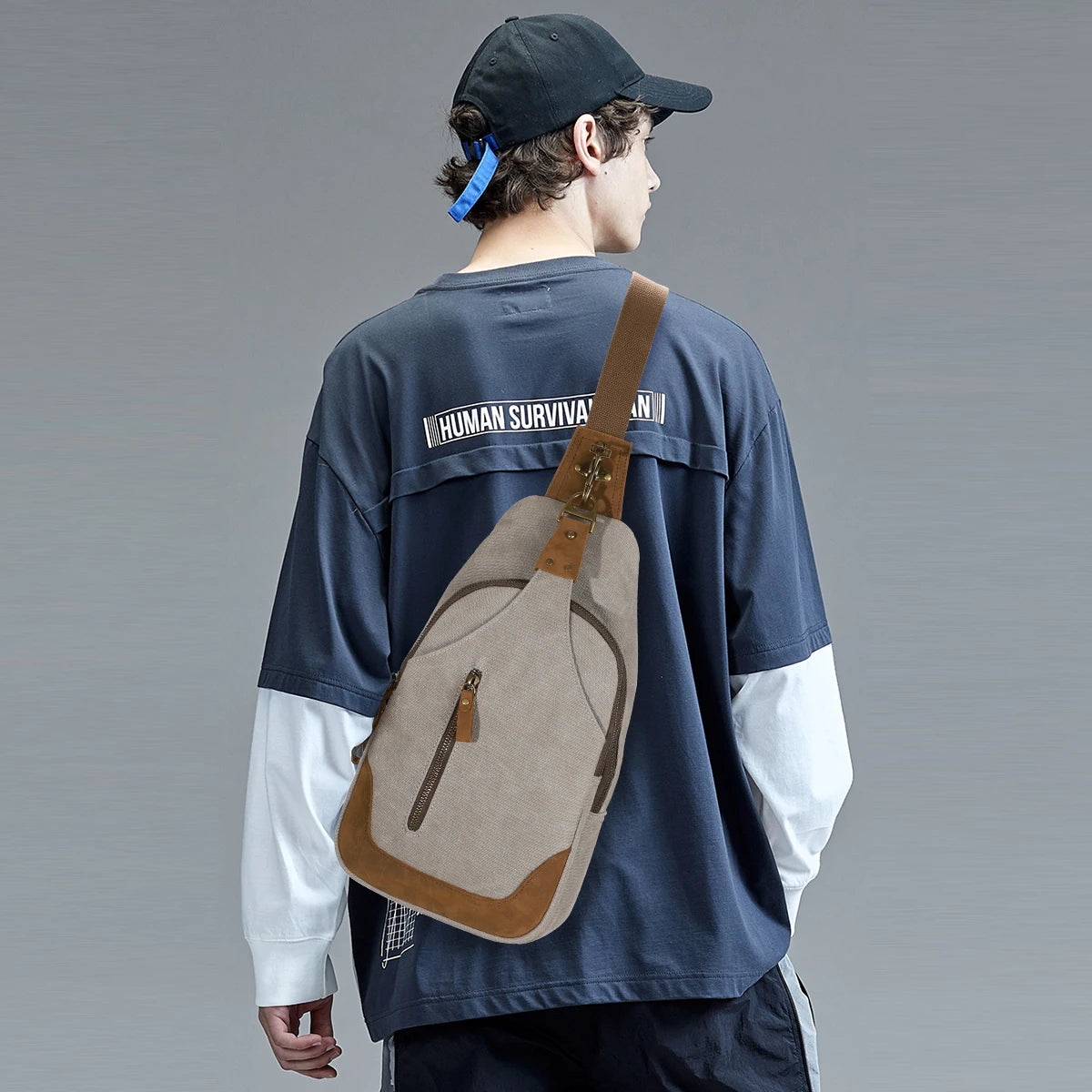 Canvas Sling Bag