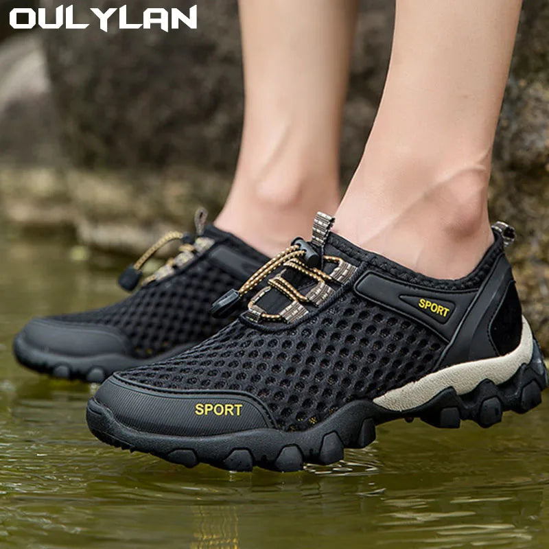 Oulylan Walking Camping Trail Shoes Spring Summer Men Outdoor Upstream