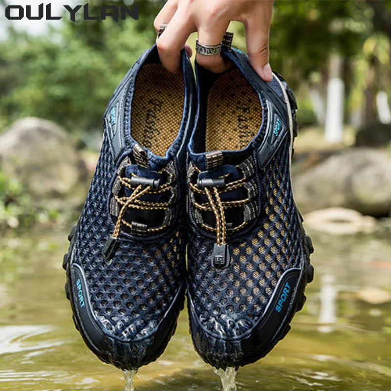 Oulylan Walking Camping Trail Shoes Spring Summer Men Outdoor Upstream