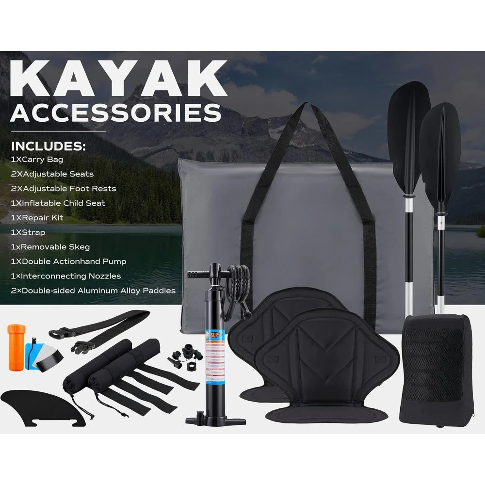 Inflatable Kayak with EVA Seats,