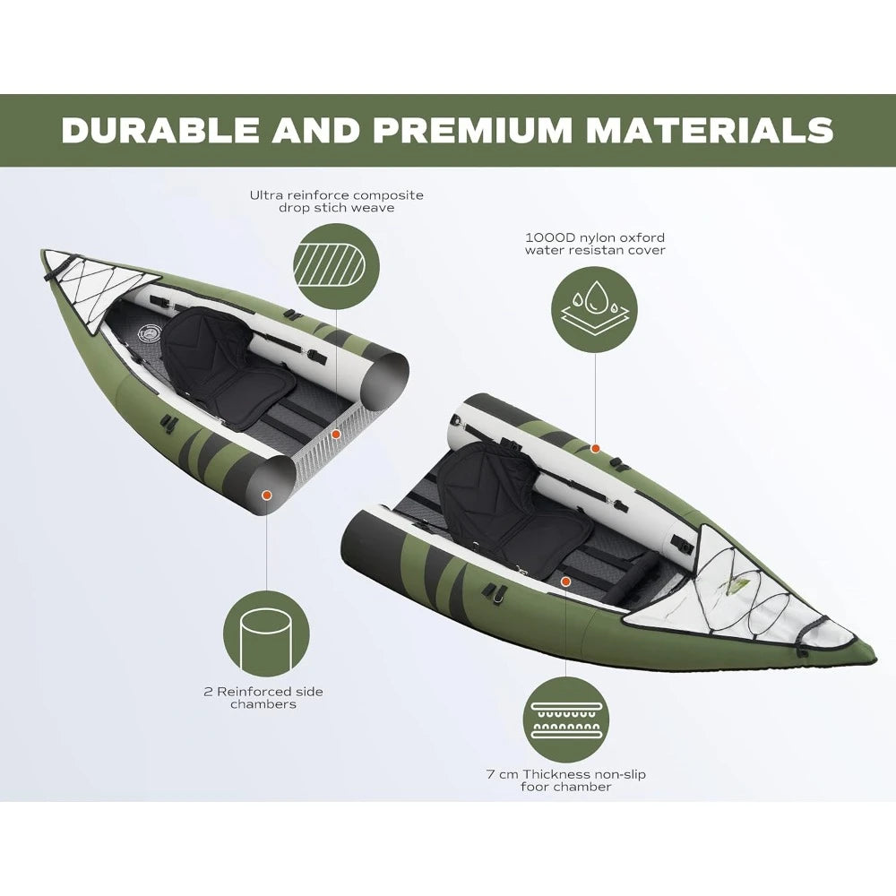 Inflatable Kayak with EVA Seats,