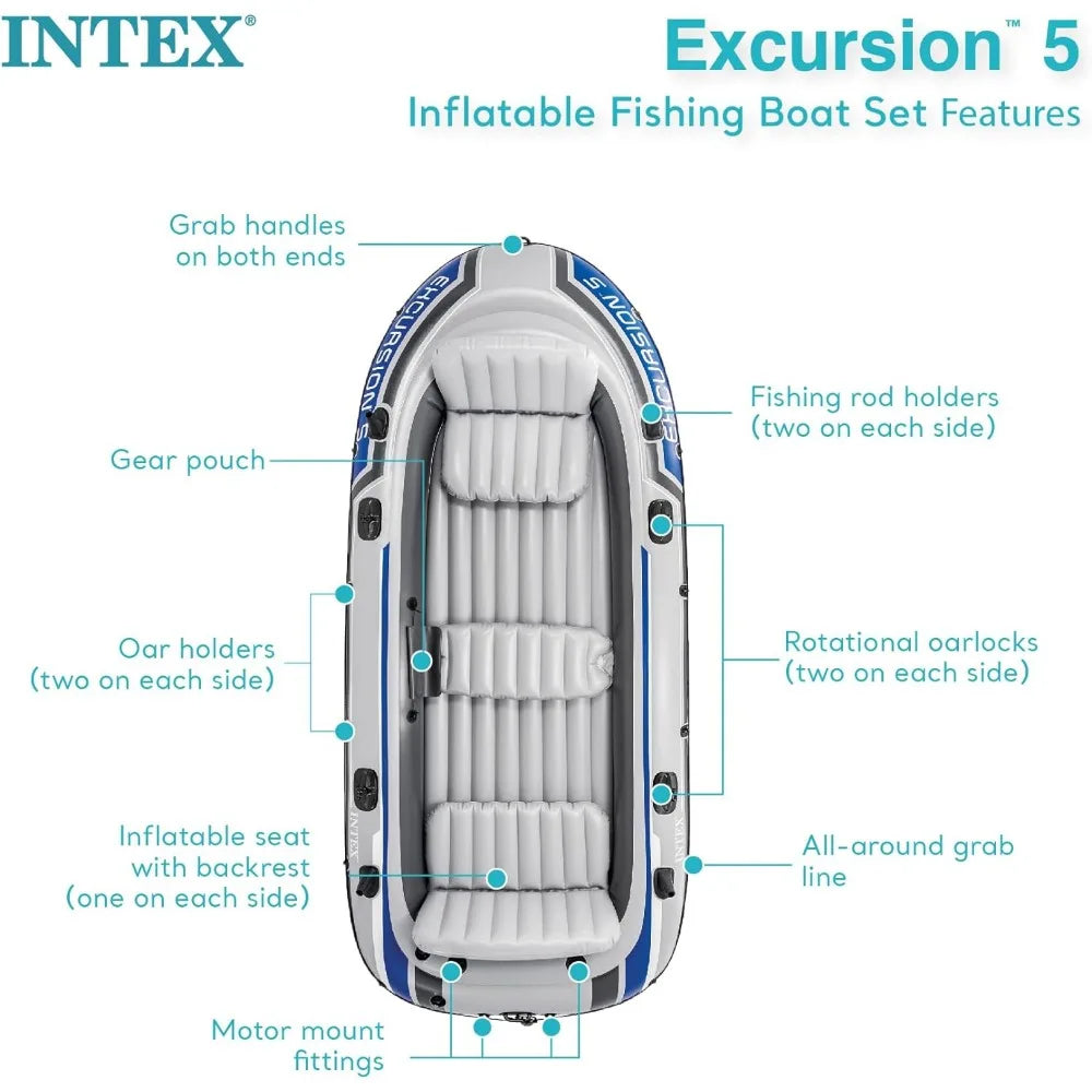 5 Person Inflatable Boat