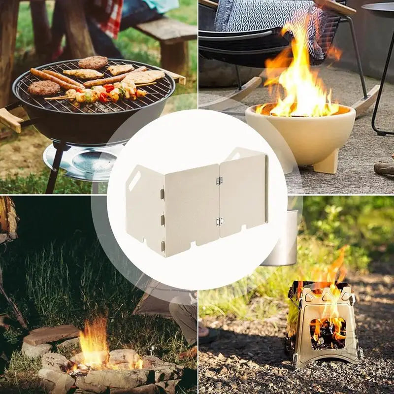 Camping Stove Windshield