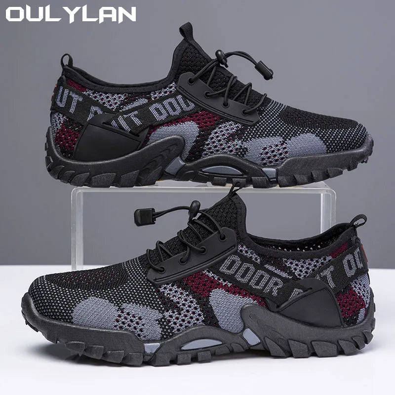 Men Outdoor Hiking Trekking Shoes Climbing Shoes