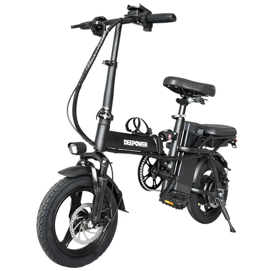 Electric Bike for Adults 600W Peak Motor, 20 mph Folding Ebike,