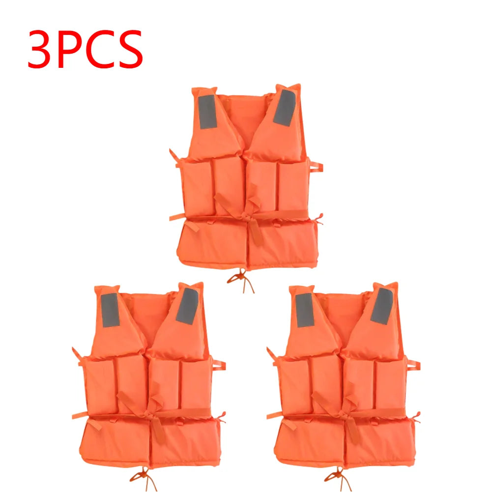 Water Buoyancy Life Jacket Vest for Adults Adjustable