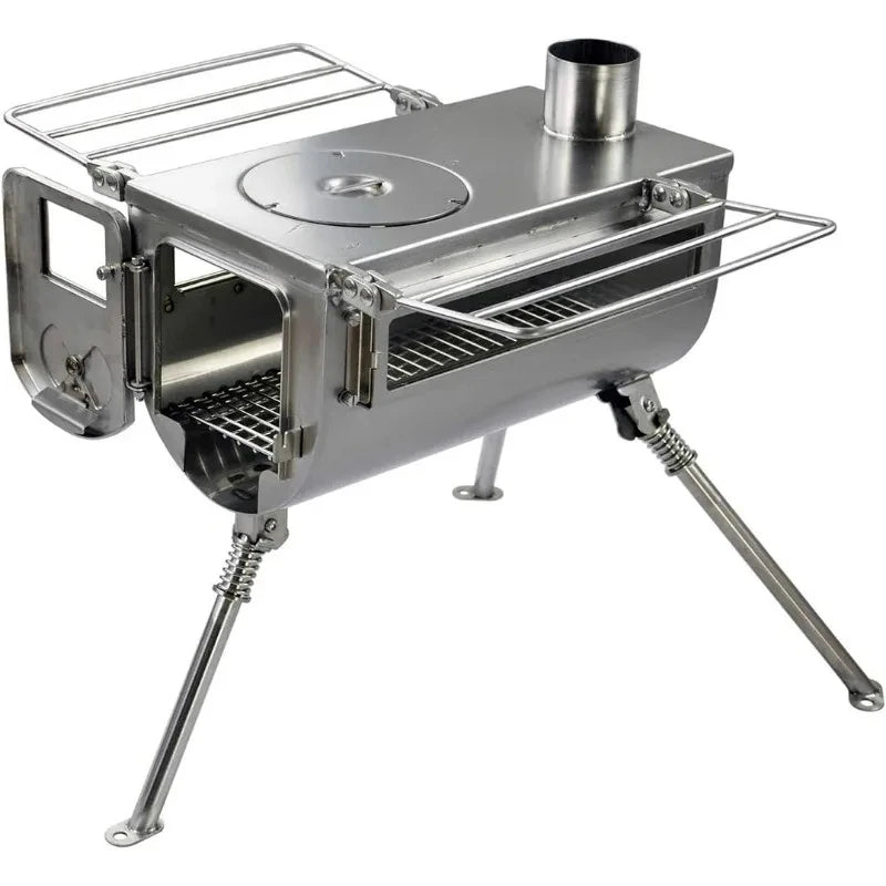 Double-View Medium Tent Stove