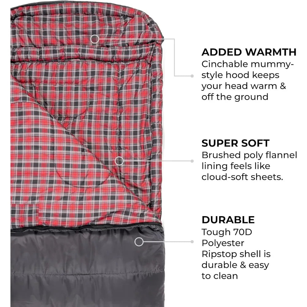 XL, -25, 20, 0 Degree Sleeping Bag