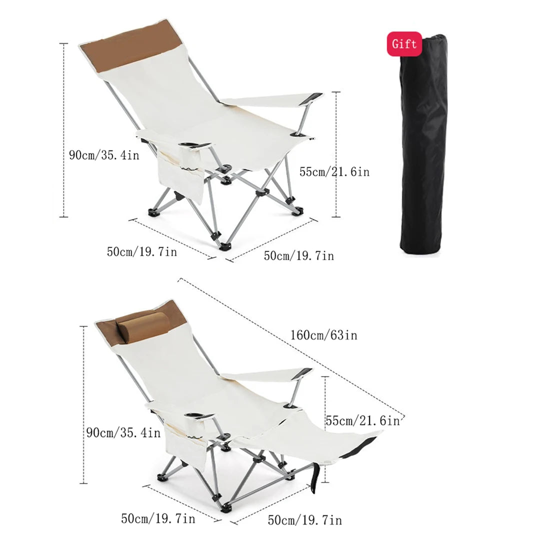 Single Lazy Chair Backrest Cushion