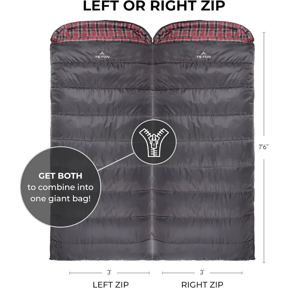 XL, -25, 20, 0 Degree Sleeping Bag