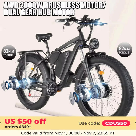 Fatbike Electric Mountain Bike For Adults