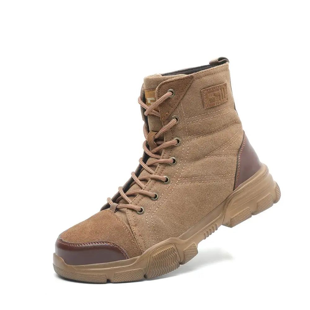 Steel Toe Boots for Men Work Boots Indestructible Work Shoes