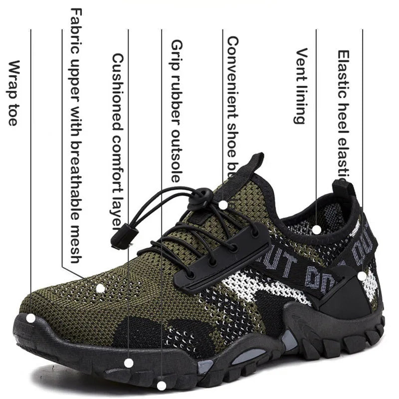 Men Outdoor Hiking Trekking Shoes Climbing Shoes