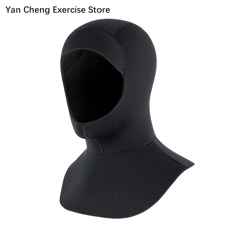 3/5mm Neoprene Diving Hooded Thicken Swimming Cap